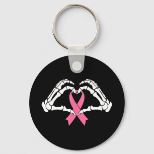 Skeleton Hands Holding Ribbon Halloween Costume Ha Key Ring
