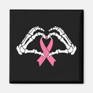 Skeleton Hands Holding Ribbon Halloween Costume Ha Magnet