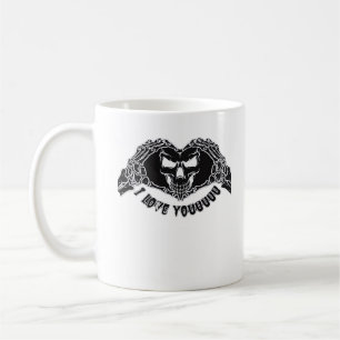 Skeleton Hands Skull, Halloween Design For Backgro Coffee Mug