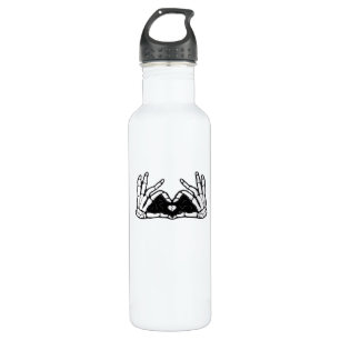 Skeleton Hands The Of A Heart  710 Ml Water Bottle
