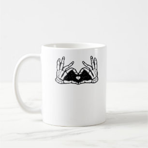 Skeleton Hands The Of A Heart Coffee Mug
