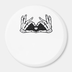Skeleton Hands The Of A Heart  Magnet