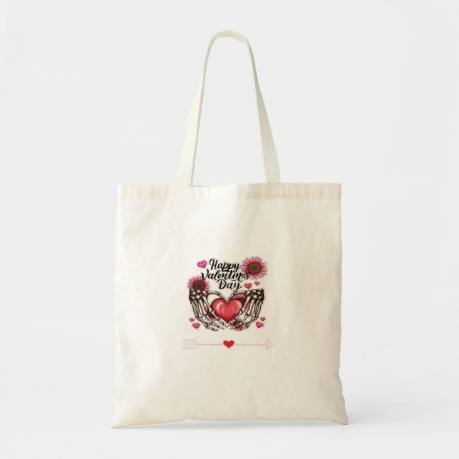 Skeleton Hands Valentines Day Classic Tote Bag (Front)