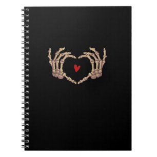 Skeleton Hands Women Skeleton Hands Halloween Notebook
