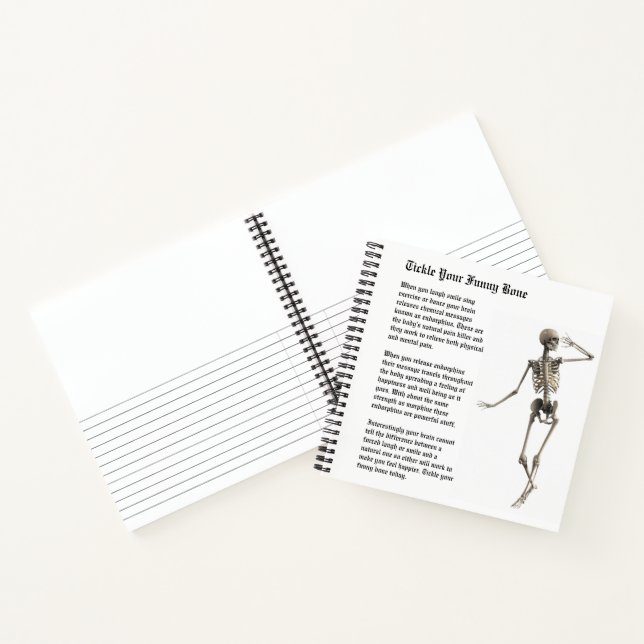 Skeleton Hardcover Notebook (Inside)