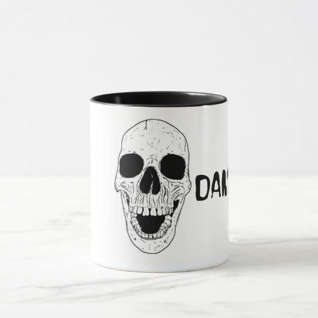 Skeleton Head Mug (Center)