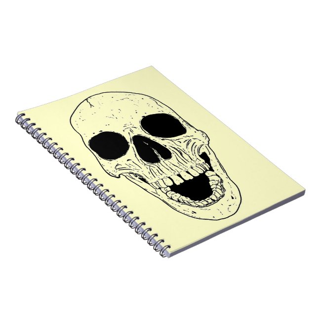 Skeleton Head Notebook (Right Side)