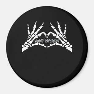 Skeleton Heart And Hands Classic Design Magnet
