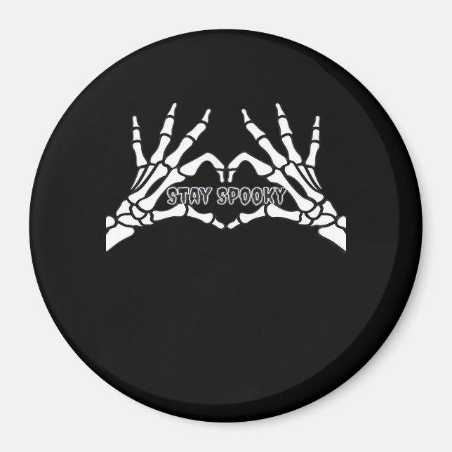Skeleton Heart And Hands Classic Design  Magnet (Front)