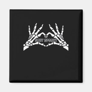 Skeleton Heart And Hands Classic Design Magnet
