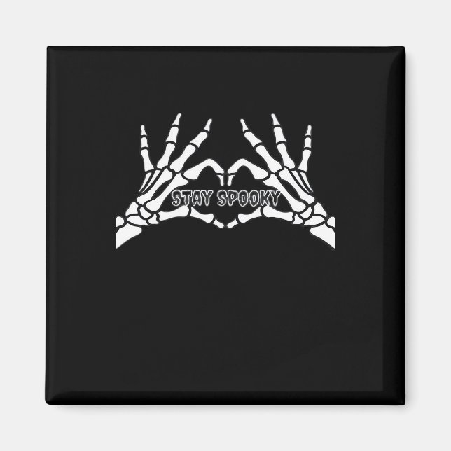 Skeleton Heart And Hands Classic Design  Magnet (Front)