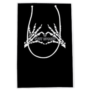 Skeleton Heart And Hands Classic Design Medium Gift Bag