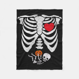 Skeleton Heart Halloween Costumes By Fleece Blanket