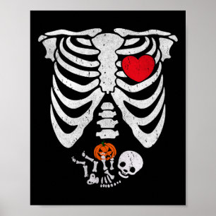 Skeleton Heart Halloween Costumes By Poster