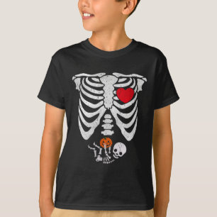 Skeleton Heart Halloween Costumes By T-Shirt