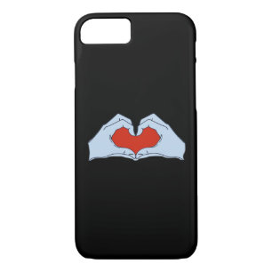 Skeleton Heart Hands Classic & Basic Halloween iPhone 8/7 Case
