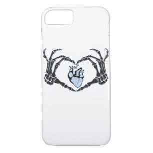 Skeleton Heart Hands Classic Design For Halloween iPhone 8/7 Case