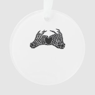 Skeleton Heart Hands - Classic Ornament