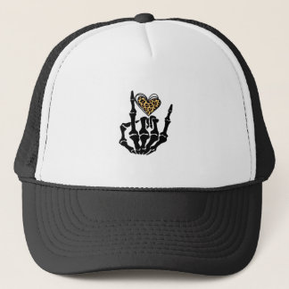 Skeleton Heart Hands Classic Trucker Hat