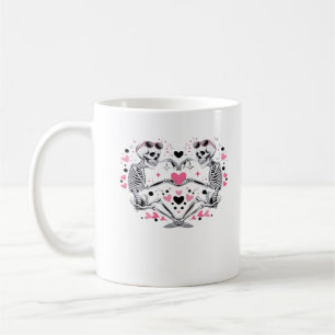Skeleton Heart Hands Classic Viral Coffee Mug