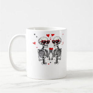 Skeleton Heart Hands For Trending Coffee Mug