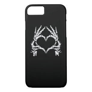 Skeleton Heart Hands - Halloween - Skeleton Hands  iPhone 8/7 Case