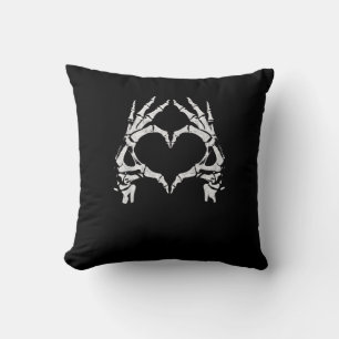 Skeleton Heart Hands - Halloween - Skeleton Hands Cushion