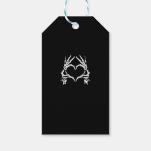 Skeleton Heart Hands - Halloween - Skeleton Hands Gift Tags