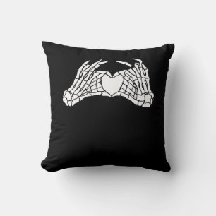 Skeleton Heart Hands - Light Cushion