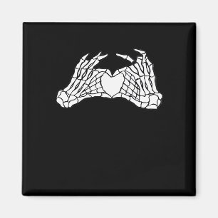Skeleton Heart Hands - Light Magnet