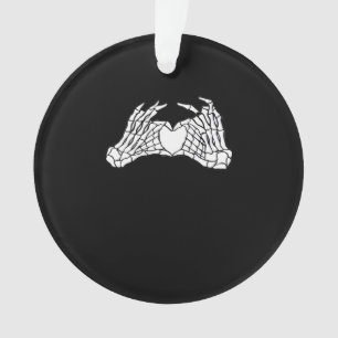 Skeleton Heart Hands - Light Ornament