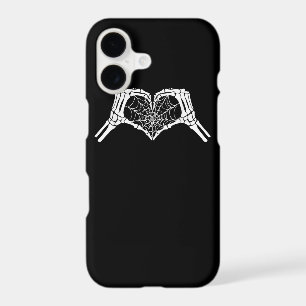 Skeleton Heart Hands Spiderweb Halloween Spooky Wo