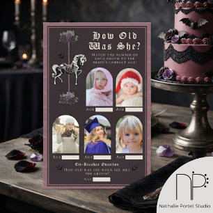 Skeleton Horse How Old Was She Bridal Shower Game