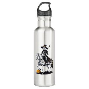 Skeleton Horse Rider - Halloween Skeleton 710 Ml Water Bottle