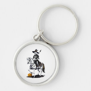 Skeleton Horse Rider - Halloween Skeleton Key Ring