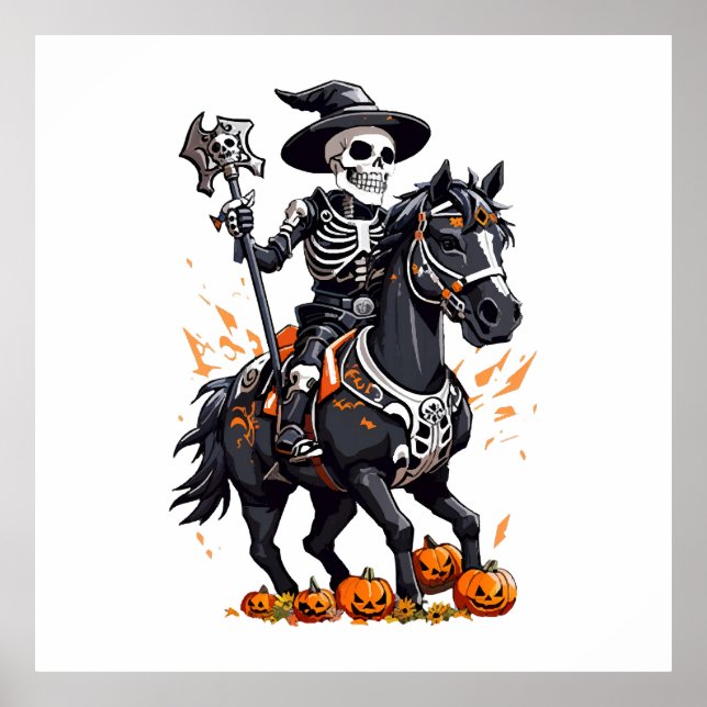 Skeleton Horse Rider Poster (Front)