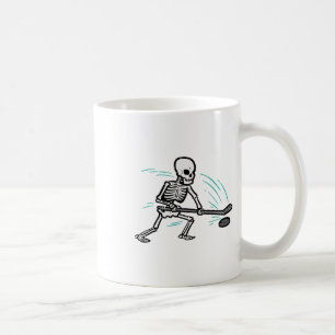 Skeleton Ice Hockey Halloween Costume Men Boys Kid Coffee Mug