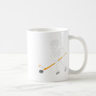Skeleton Ice Hockey Halloween Costume Spor Men Boy Coffee Mug