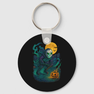 Skeleton Ice Hockey Halloween Sport Costume Men Bo Key Ring