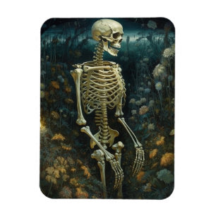 Skeleton in a Night Garden All Occasions  Magnet