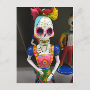 Skeleton In Dress Postcard