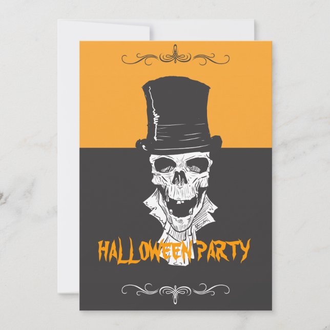 Skeleton Invitation (Front)