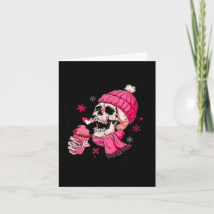 Skeleton It's Cold Outside Like My Heart Valentine Card