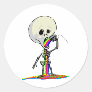 sKeLeToN JuiCe Classic Round Sticker
