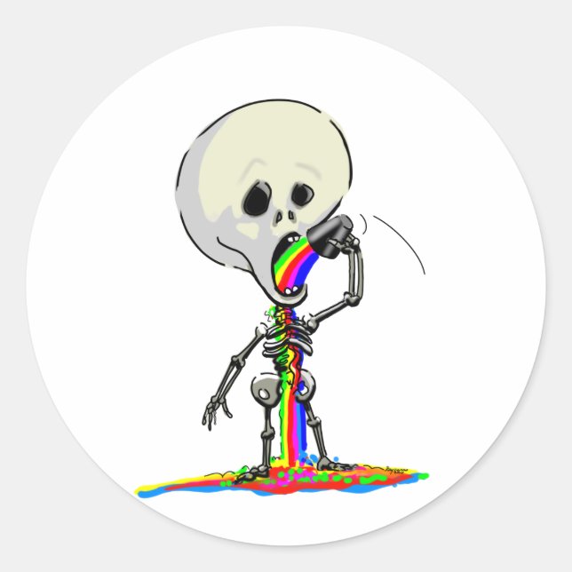 sKeLeToN JuiCe Classic Round Sticker (Front)