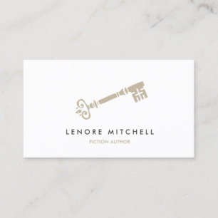 SKELETON KEY BUSINESS CARD FOR AUTHORS & WRITERS