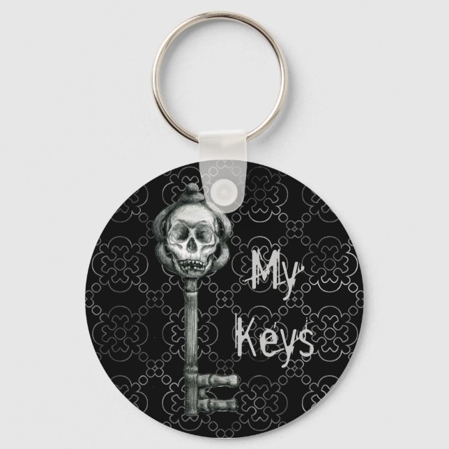 Skeleton Key Keychain (Front)