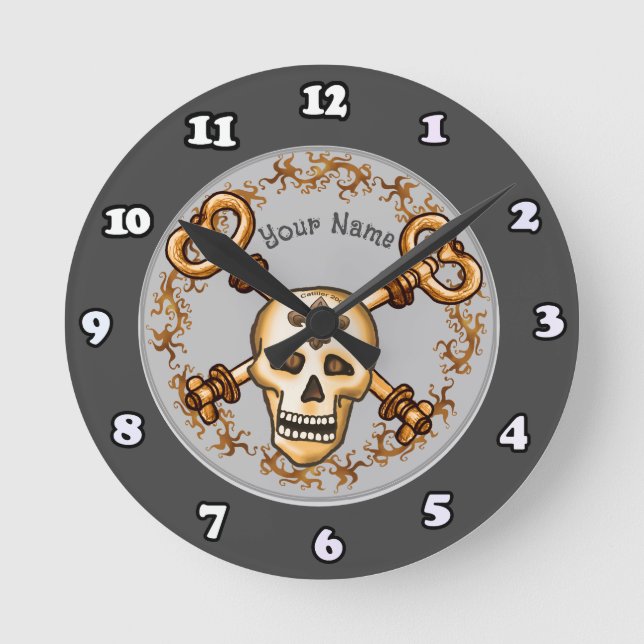 Skeleton Keys  clock (Front)