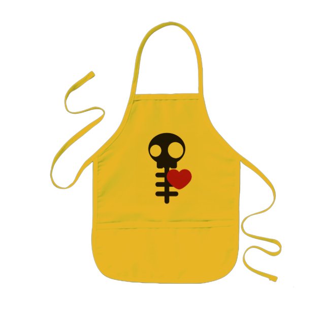 Skeleton Kids Apron (Front)