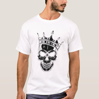 Skeleton King or Skeleton Prince T-Shirt in Black